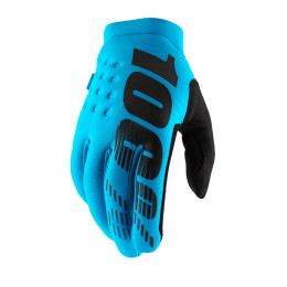 Motocross Winter Gloves 100% Brisker - Turquoise